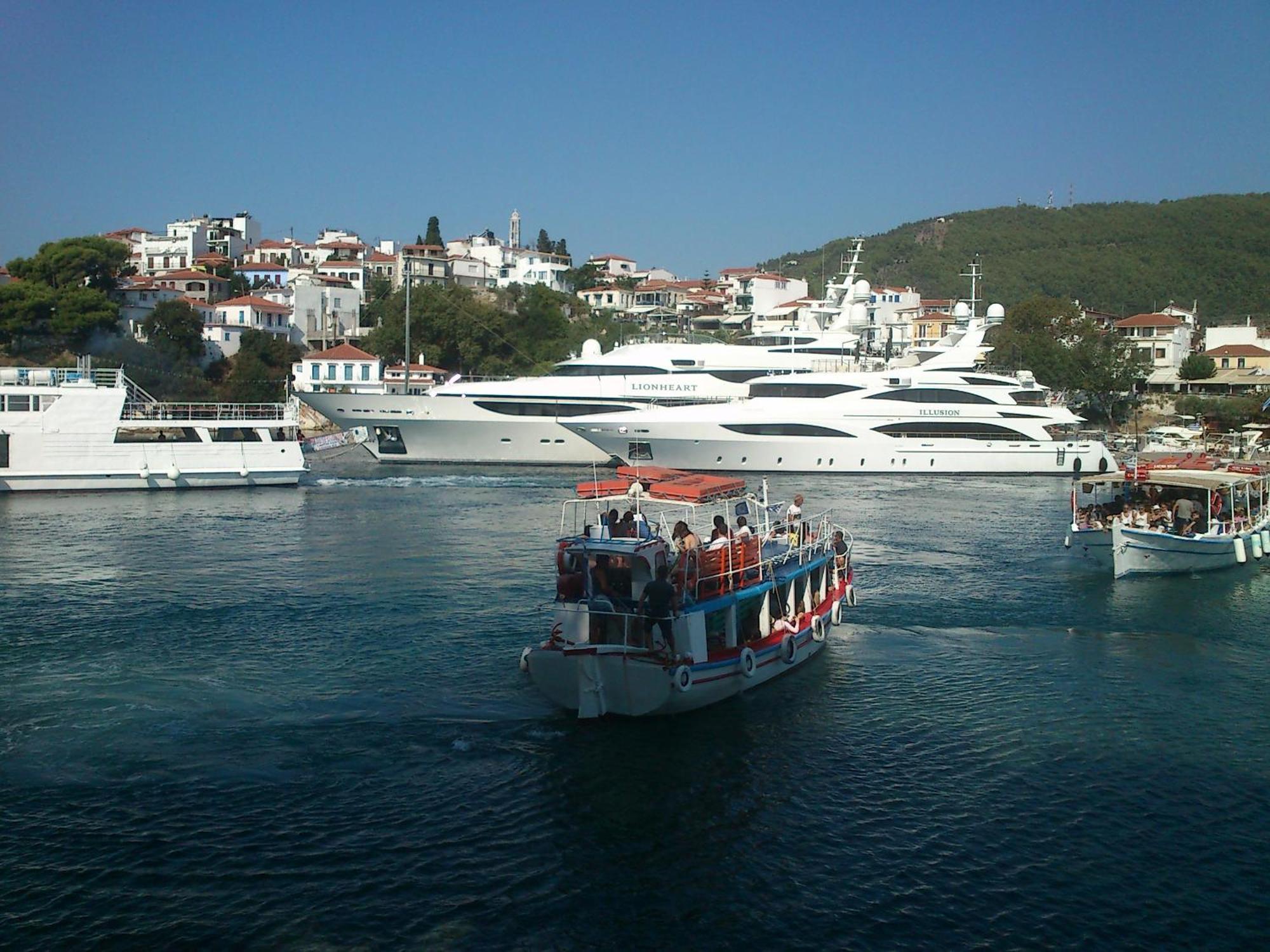 Filidas Apartments Skiathos-Stadt Exterior foto